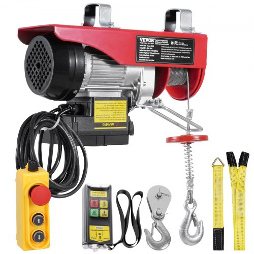Electric Hoist 440 lbs 120V Electric Winch with 328 ft Wireless 14 ft