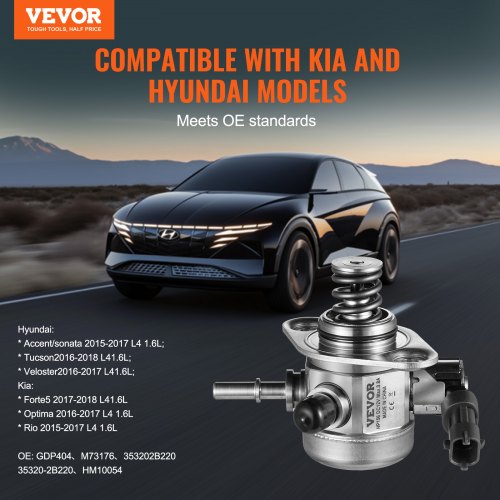 High Pressure Fuel Pump Compatible with Hyundai AccentSonata Tucson