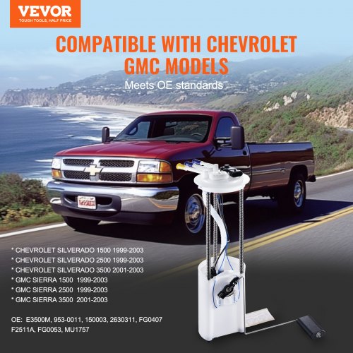 Electric Fuel Pump Module Assembly Compatible with Chevrolet Silverado 1500