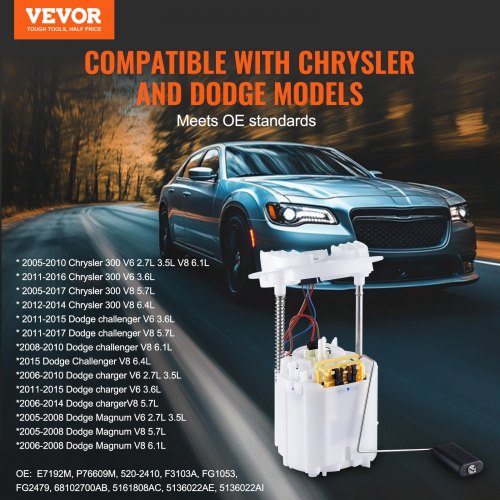 Electric Fuel Pump Module Assembly Compatible with 20052017 Chrysler 300