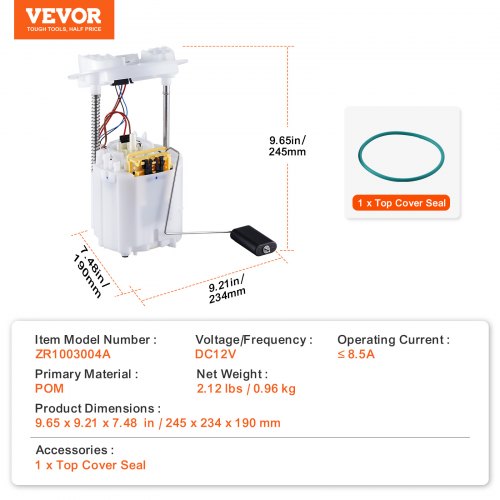 Electric Fuel Pump Module Assembly Compatible with 20052017 Chrysler 300