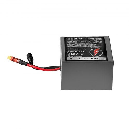 24V Electric Scooter Battery 8Ah Ebike Lithium Battery Pack with 30A BMS