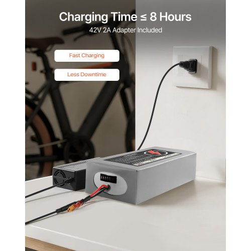 36V Electric Scooter Battery 16Ah Ebike Lithium Battery Pack with 30A BMS