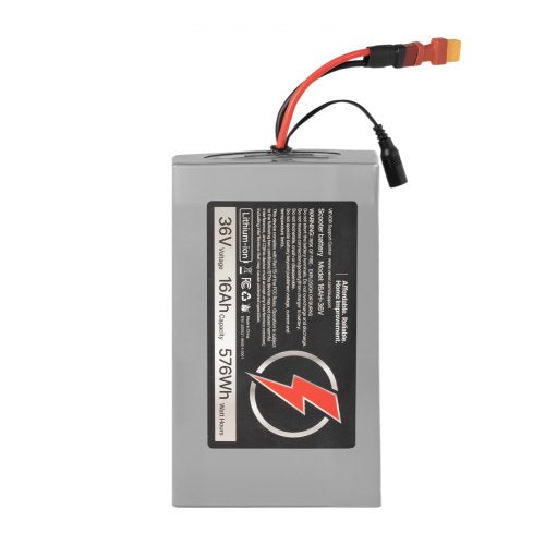 36V Electric Scooter Battery 16Ah Ebike Lithium Battery Pack with 30A BMS