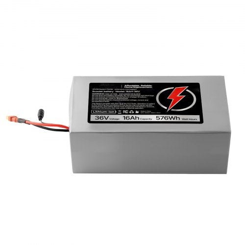 36V Electric Scooter Battery 16Ah Ebike Lithium Battery Pack with 30A BMS