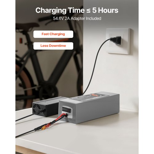 48V Electric Scooter Battery 10Ah Ebike Lithium Battery Pack with 30A BMS