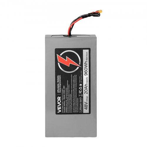 48V Electric Scooter Battery 20Ah Ebike Lithium Battery Pack with 30A BMS