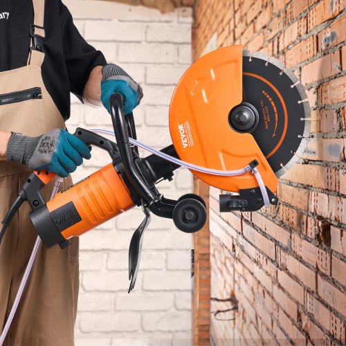 Electric Concrete Saw 12 in 1800 W Motor Circular Saw Cutter with Max 45