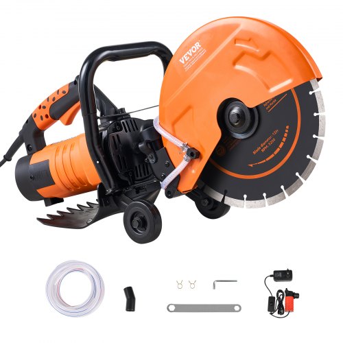 Electric Concrete Saw 12 in 1800 W Motor Circular Saw Cutter with Max 45