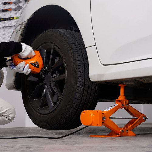 Electric Car Jack 3 Tons 6600 lbs Scissor Jack with Electric Impact