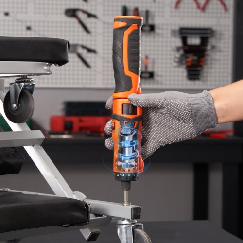 Cordless Screwdriver 4V 7Nm Electric Screwdriver Rechargeable Set with 11