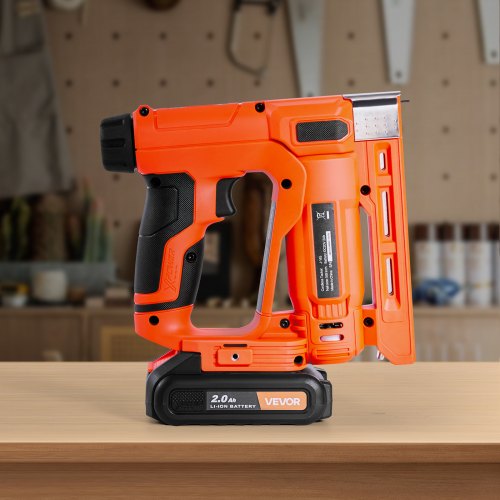 Cordless Brad Nailer 2in1 Nail Gun Staple Gun 18 Gauge 58 inch