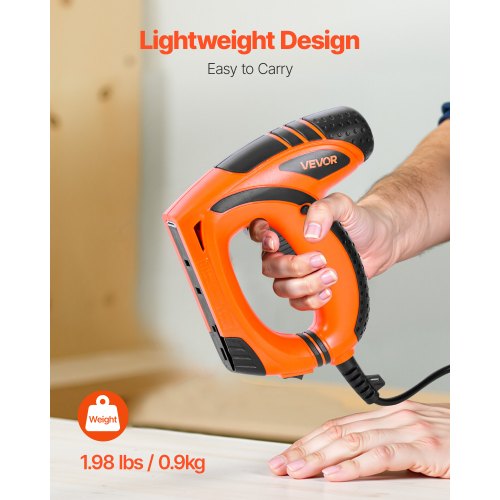 Electric Nail Gun 2in1 Staple Gun Brad Nailer 18 Gauge 5/8 inch Stapler