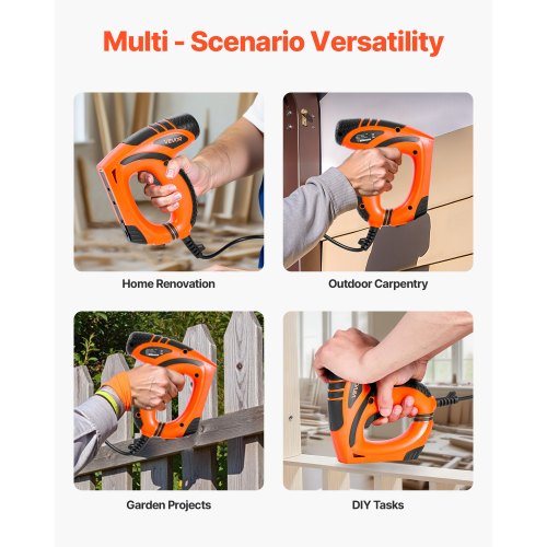 Electric Nail Gun 2in1 Staple Gun Brad Nailer 18 Gauge 5/8 inch Stapler