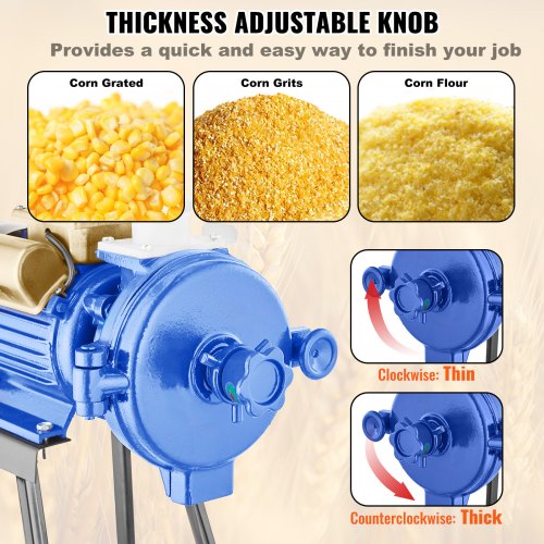 Electric Grain Mill Grinder 3000W Spice Grinders Commercial Corn Mill