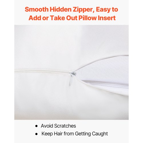 Satin Pillowcase 2 Pack Standard Size Satin Pillow Cases for Hair and Skin