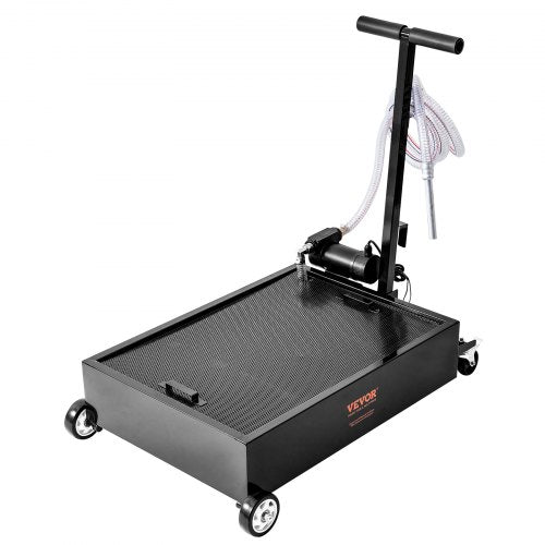 Low Profile Oil Drain Pan 15 Gallon Oil Drain Pan with Pump Oil Change Pan