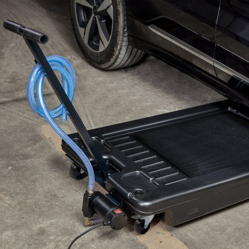 Low Profile Oil Drain Pan 17 Gallon Oil Drain Pan with Pump Oil Change Pan