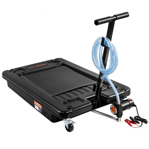 Low Profile Oil Drain Pan 17 Gallon Oil Drain Pan with Pump Oil Change Pan