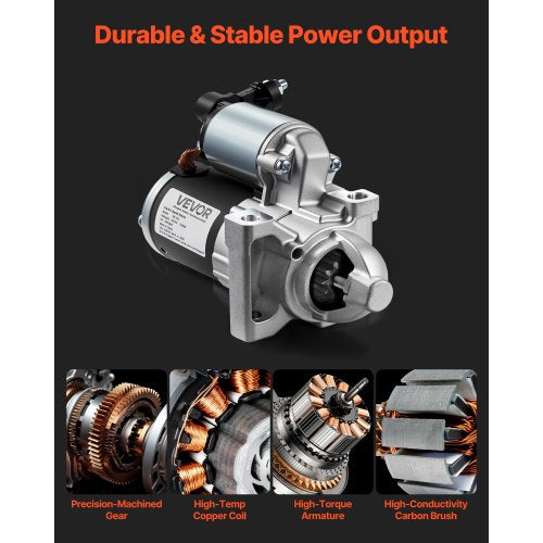 Starter 10910 Starter Motor Replacement Compatible with Cadillac Escalade