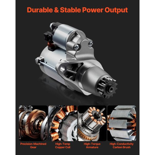 Starter 17825 Starter Motor Replacement Compatible with Toyota Camry V6