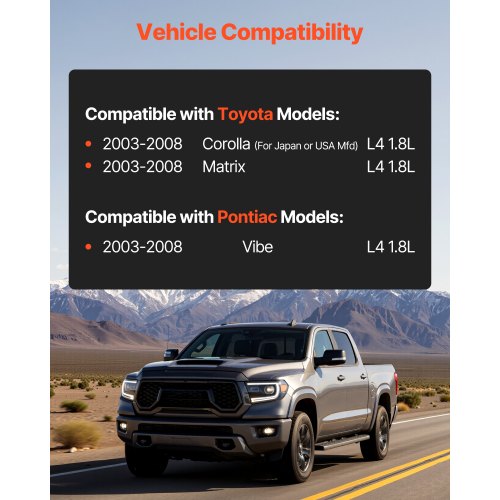 Starter 17841 Starter Motor Replacement Compatible with Pontiac Vibe L4