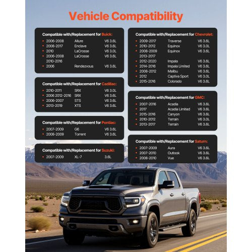 Starter 17986 Starter Motor Replacement Compatible with Buick 36L V6