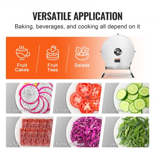 Electric Vegetable Slicer 005012mm Thickness Adjustable Commercial