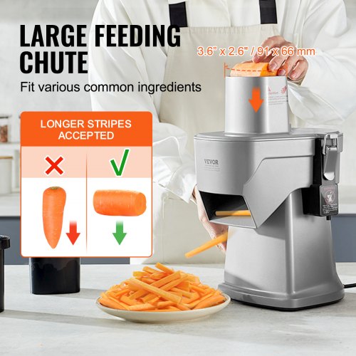 Electric Vegetable Slicer 4 in 1 Multifunctional Food Cutter 200W