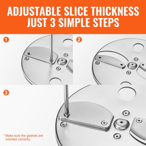 Electric Vegetable Slicer 4 in 1 Multifunctional Food Cutter 200W