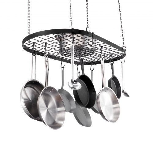 Hanging Pot Rack 32 inch Hanging Pot Rack Ceiling Mount Ceiling Pot Rack