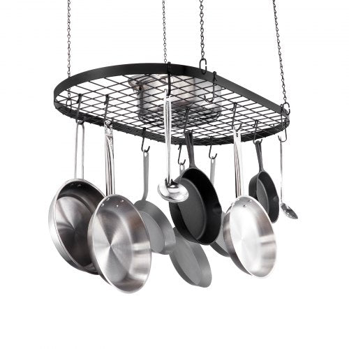 Hanging Pot Rack 32 inch Hanging Pot Rack Ceiling Mount Ceiling Pot Rack