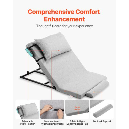 Electric Lifting Backrest for Bed 300 lbs Capacity 468° Adjustable
