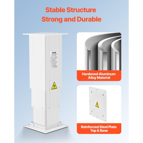 Electric Lifting Column System 176 lbs Lift Table 142311 in Height