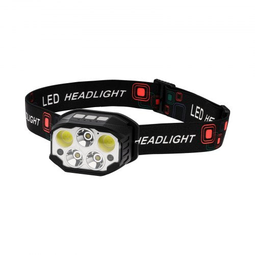 2 Pack Headlamps Bright LED Rechargeable Headlight Lightweight Head