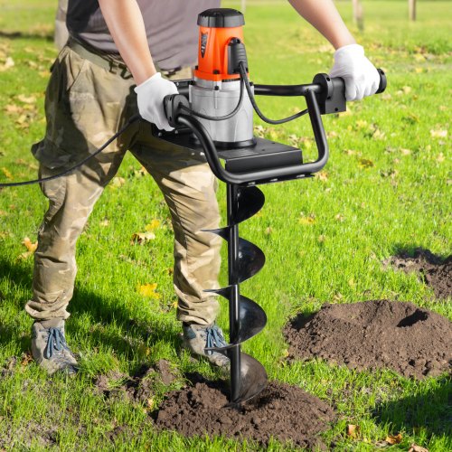 Electric Post Hole Digger 571 in Auger Bit with 1500W Powerful Motor 140