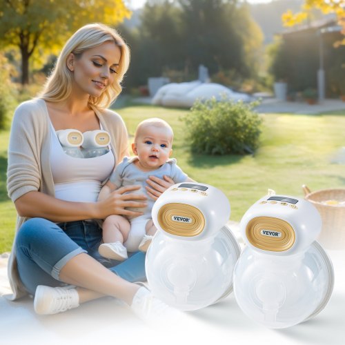 Breast Pump Wearable Electric Breast Pumps Hands Free 4 Mode 12 Levels