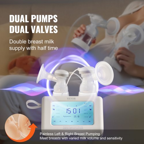 Breast Pump SingleDouble Adjustable Electric Breast Pumps 4 Modes 915