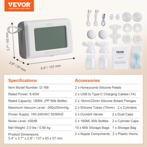 Breast Pump SingleDouble Adjustable Electric Breast Pumps 4 Modes 915