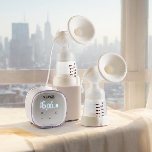 Breast Pump Double Electric Breast Pumps 4 Modes 16 Levels 300mmHg