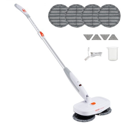 Cordless Electric Mop Electric Spin Mop with Water Tank up to 40 mins
