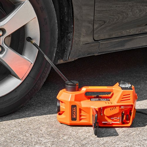 Electric Car Jack 5 Tons 11000 lbs Electric Scissor Jack with BuiltIn