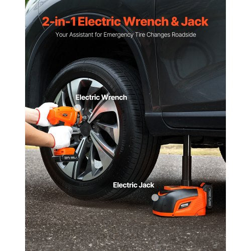 Electric Car Jack 5 Tons 11000 lbs Electric Scissor Jack with Electric
