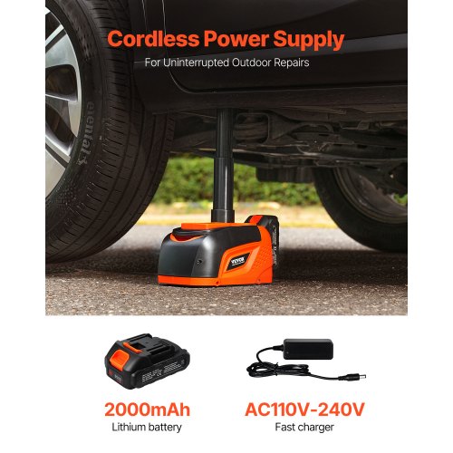Electric Car Jack 5 Tons 11000 lbs Adjustable Electric Scissor Jack with High