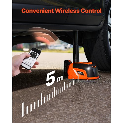 Electric Car Jack 5 Tons 11000 lbs Adjustable Electric Scissor Jack with High