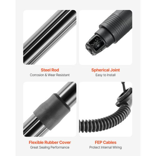 Rear Left & Right Tailgate Power Lift Support, Compatible with 2016-2023 Seat Ateca KH7, KHP, Electric Tailgate Liftgate Power Hatch Shock Strut Replace OE# 575827851 575827851A 575827851B(2PCS)