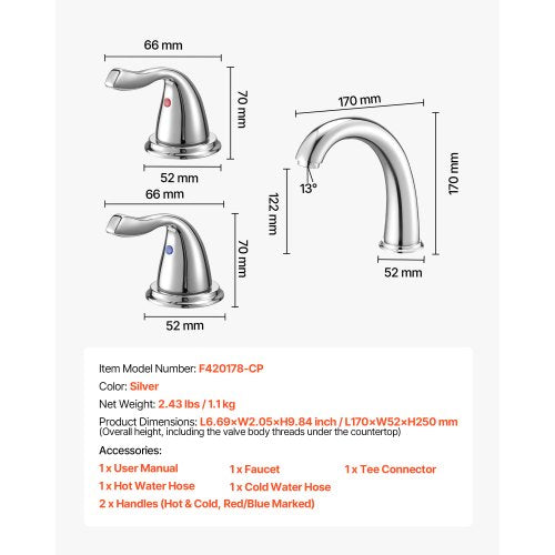 Roman Tub Faucet 3 Hole Waterfall Bathtub Faucet Gooseneck Bath Tubs