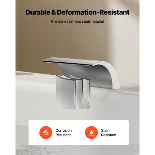 Roman Tub Faucet 3 Hole Waterfall Bathtub Faucet Bath Tubs Faucets Set