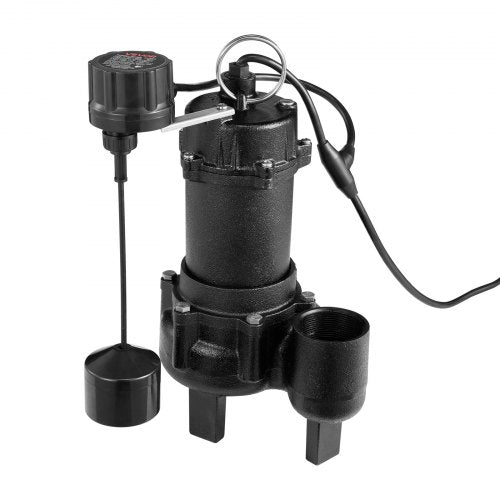 Submersible Sewage Pump 34 Hp 6000 Gph Cast Iron Sewageeffluent With Automatic