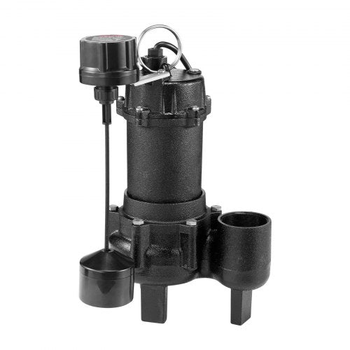 Submersible Sewage Pump 34 Hp 6000 Gph Cast Iron Sewageeffluent With Automatic